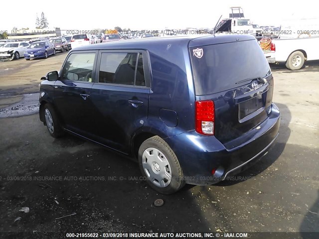 JTLZE4FE5EJ051485 - 2014 TOYOTA SCION XB BLUE photo 3