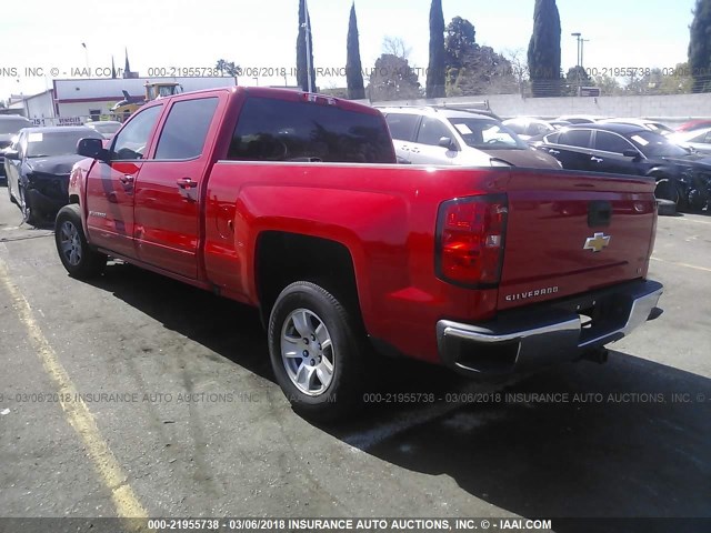 3GCPCREC5HG145636 - 2017 CHEVROLET SILVERADO C1500 LT RED photo 3