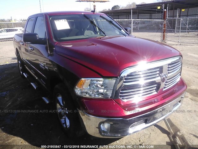 3C6RR7LTXFG709994 - 2015 RAM 1500 SLT BURGUNDY photo 1