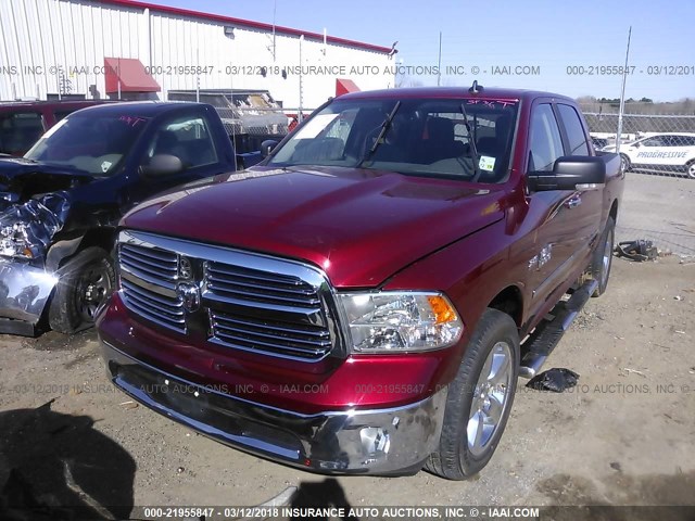 3C6RR7LTXFG709994 - 2015 RAM 1500 SLT BURGUNDY photo 6