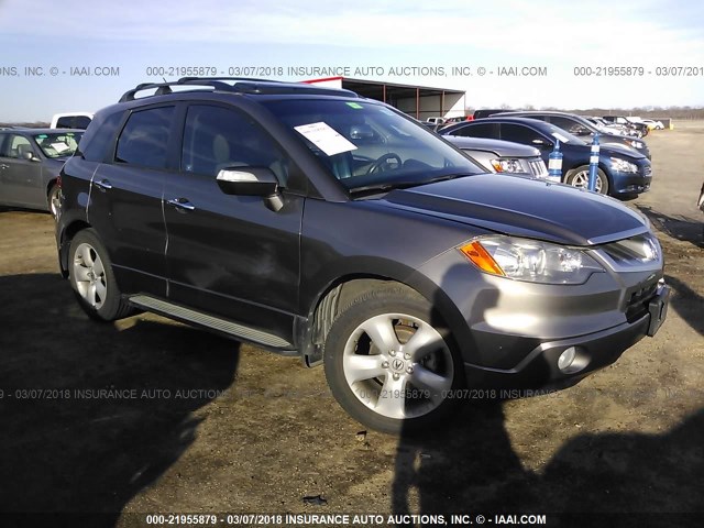 5J8TB18258A007116 - 2008 ACURA RDX GRAY photo 1