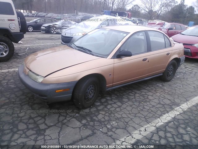 1G8ZH528XTZ364419 - 1996 SATURN SL1 GOLD photo 2