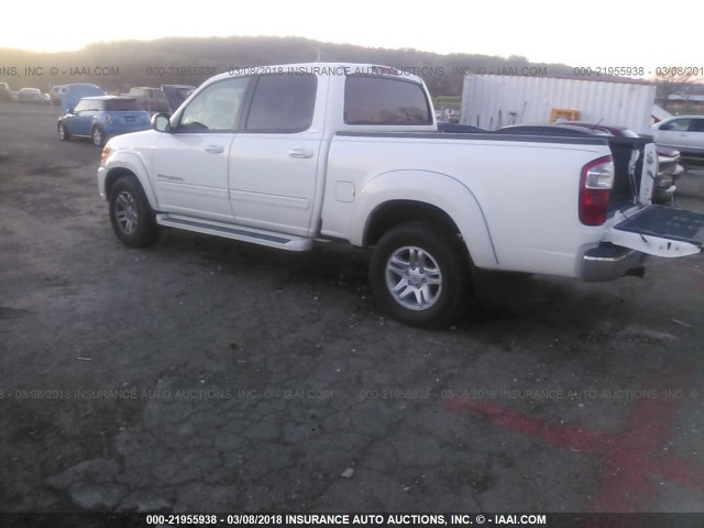 5TBDT44144S441192 - 2004 TOYOTA TUNDRA DOUBLE CAB SR5 WHITE photo 3