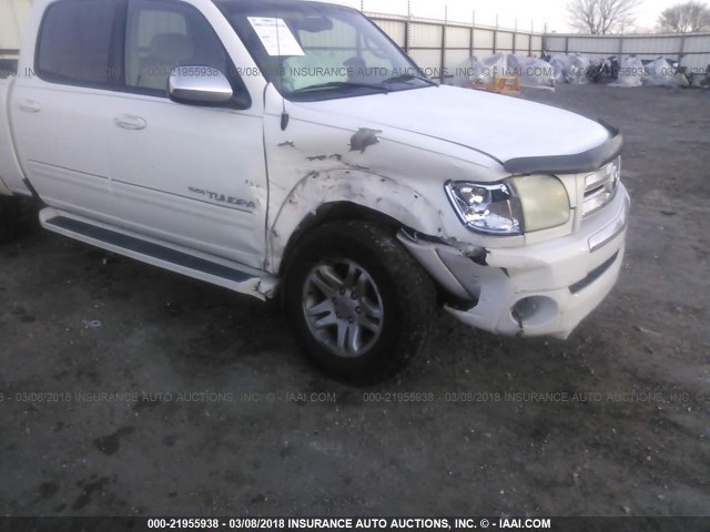 5TBDT44144S441192 - 2004 TOYOTA TUNDRA DOUBLE CAB SR5 WHITE photo 6