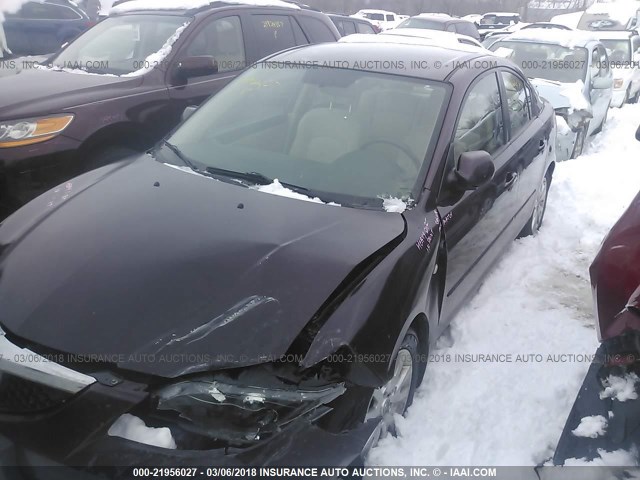 JM1BK12F481825037 - 2008 MAZDA 3 I PURPLE photo 2