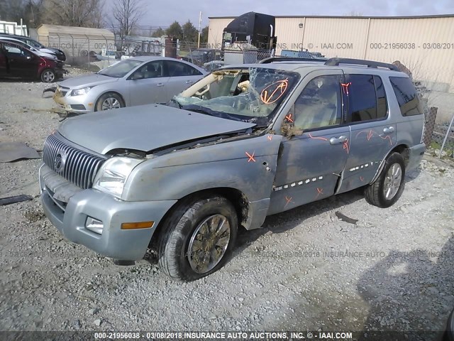 4M2EU46E06UJ00910 - 2006 MERCURY MOUNTAINEER CONVENIENCE SILVER photo 2