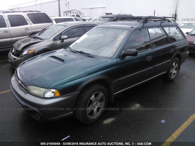 4S3BG6854X7618589 - 1999 SUBARU LEGACY OUTBACK/SSV/LIMITED/30TH GREEN photo 2