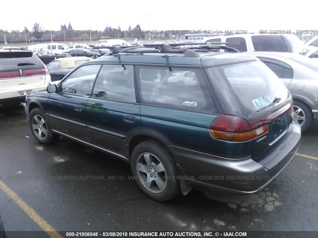 4S3BG6854X7618589 - 1999 SUBARU LEGACY OUTBACK/SSV/LIMITED/30TH GREEN photo 3