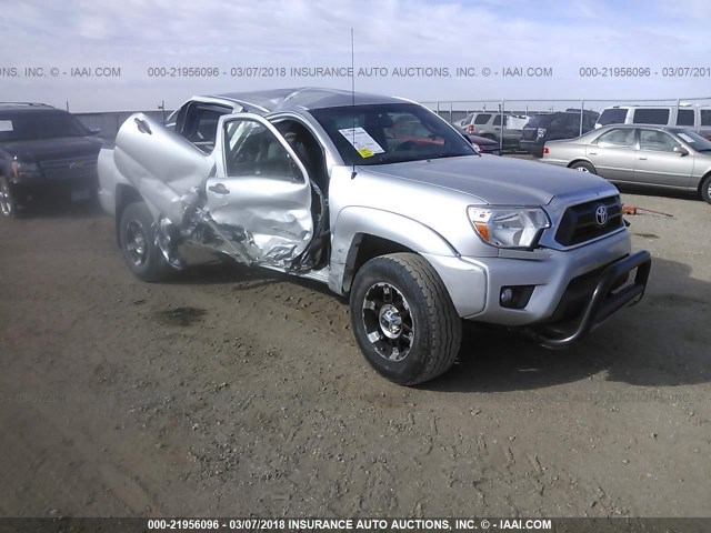 3TMLU4EN2DM113853 - 2013 TOYOTA TACOMA DOUBLE CAB ვერცხლისფერი ფოტო 1