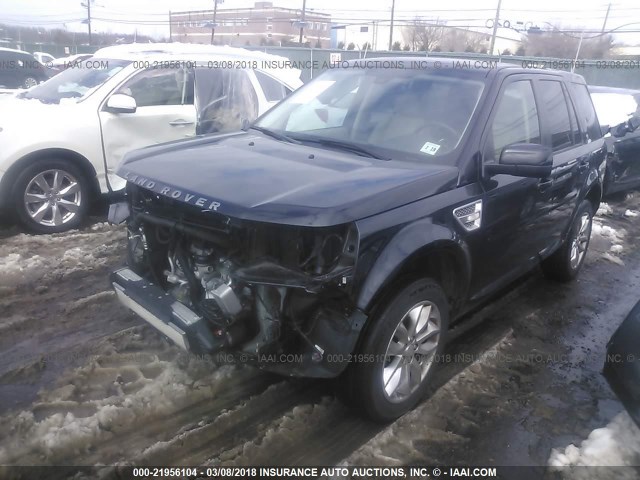 SALFR2BG7EH418496 - 2014 LAND ROVER LR2 HSE BLACK photo 2