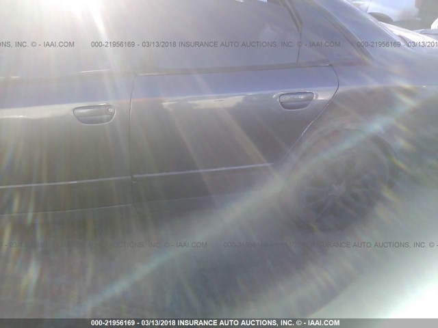 WAULC68E64A142454 - 2004 AUDI A4 1.8T QUATTRO GRAY photo 6