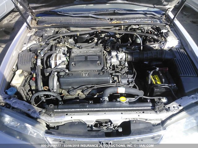 1HGCE667XTA029141 - 1996 HONDA ACCORD EX/EX-R SILVER photo 10