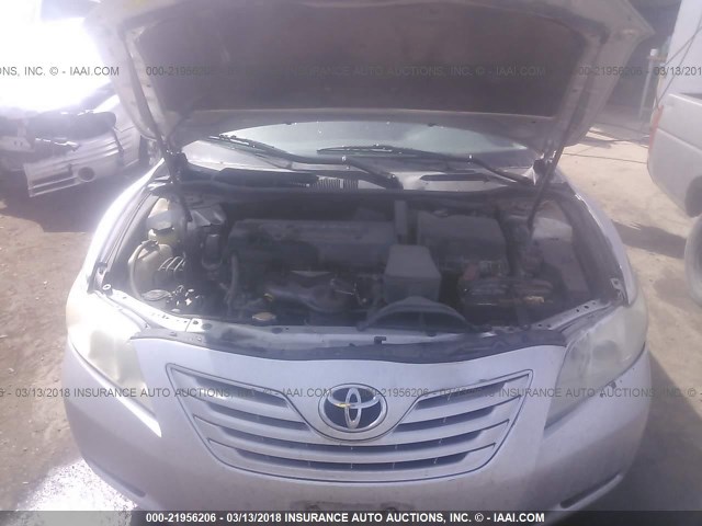 4T1BE46K19U277929 - 2009 TOYOTA CAMRY SE/LE/XLE SILVER photo 10