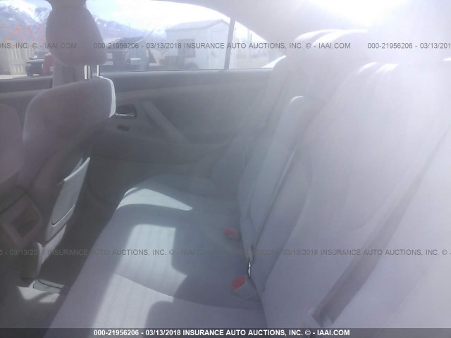 4T1BE46K19U277929 - 2009 TOYOTA CAMRY SE/LE/XLE SILVER photo 8