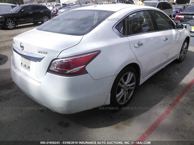 1N4BL3AP3DN469224 - 2013 NISSAN ALTIMA 3.5S/3.5SV/3.5SL WHITE photo 4