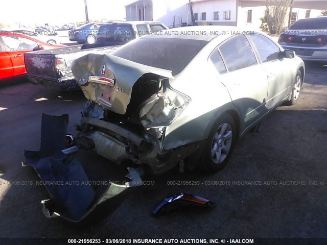 1N4AL21E37C118642 - 2007 NISSAN ALTIMA 2.5/2.5S GREEN photo 4