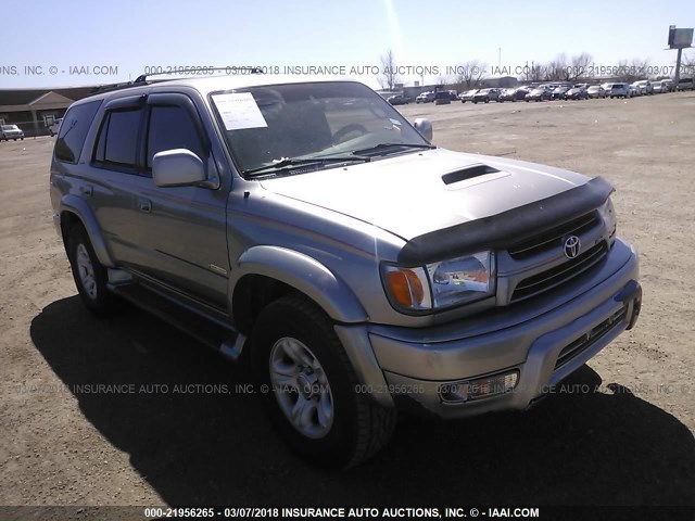 JT3GN86R020227006 - 2002 TOYOTA 4RUNNER SR5 SILVER photo 1