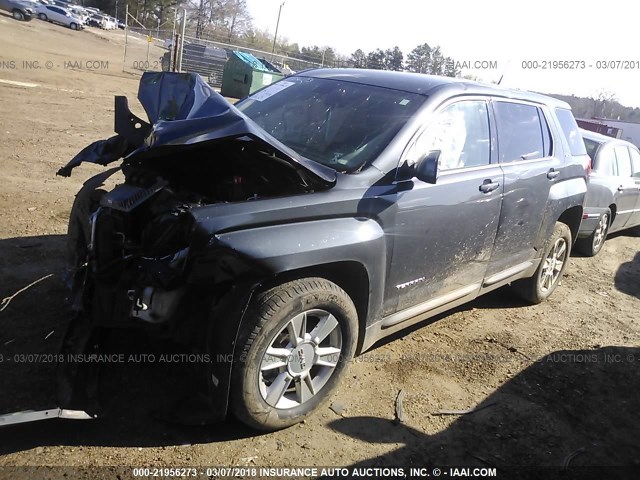 2CTALBEWXA6235538 - 2010 GMC TERRAIN SLE BLACK photo 2