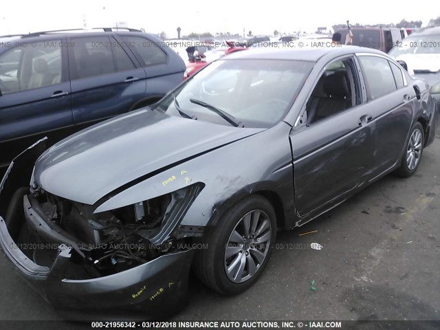 1HGCP2F88CA053871 - 2012 HONDA ACCORD EXL GRAY photo 2