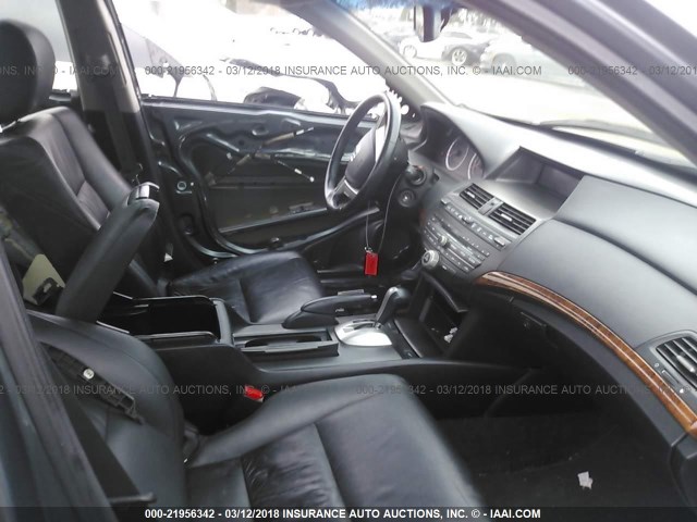 1HGCP2F88CA053871 - 2012 HONDA ACCORD EXL GRAY photo 5