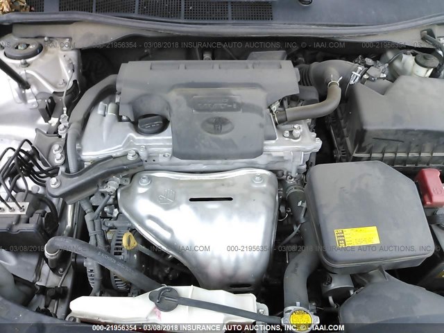 4T1BF1FK3EU856863 - 2014 TOYOTA CAMRY L/SE/LE/XLE 银色 照片 10