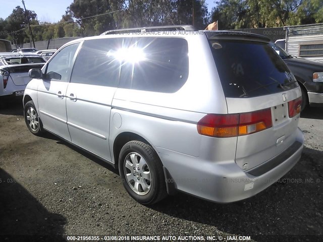 5FNRL189X3B067394 - 2003 HONDA ODYSSEY EXL ვერცხლისფერი ფოტო 3