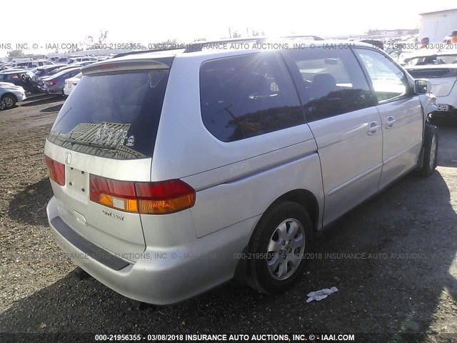 5FNRL189X3B067394 - 2003 HONDA ODYSSEY EXL ვერცხლისფერი ფოტო 4