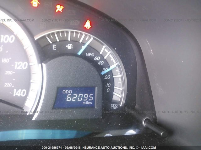 4T1BF1FK2DU661304 - 2013 TOYOTA CAMRY L/SE/LE/XLE RED photo 7