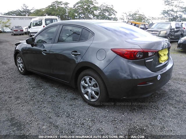 JM1BM1T70E1126470 - 2014 MAZDA 3 SV GRAY photo 3