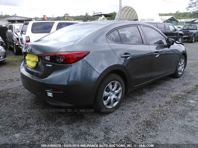 JM1BM1T70E1126470 - 2014 MAZDA 3 SV GRAY photo 4