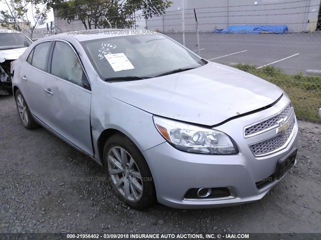 1G11H5SA2DF179010 - 2013 CHEVROLET MALIBU LTZ 银色 照片 1
