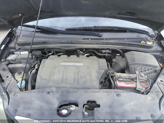 5FNRL38776B445637 - 2006 HONDA ODYSSEY EXL შავი ფოტო 10