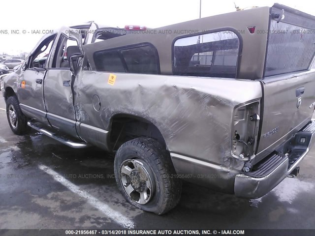 1D7KS28D37J603573 - 2007 DODGE RAM 2500 ST/SLT 棕色 照片 3