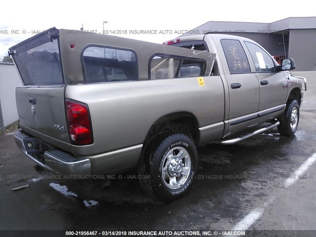 1D7KS28D37J603573 - 2007 DODGE RAM 2500 ST/SLT 棕色 照片 4