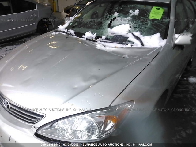 4T1BE32K55U592727 - 2005 TOYOTA CAMRY LE/XLE/SE ვერცხლისფერი ფოტო 6
