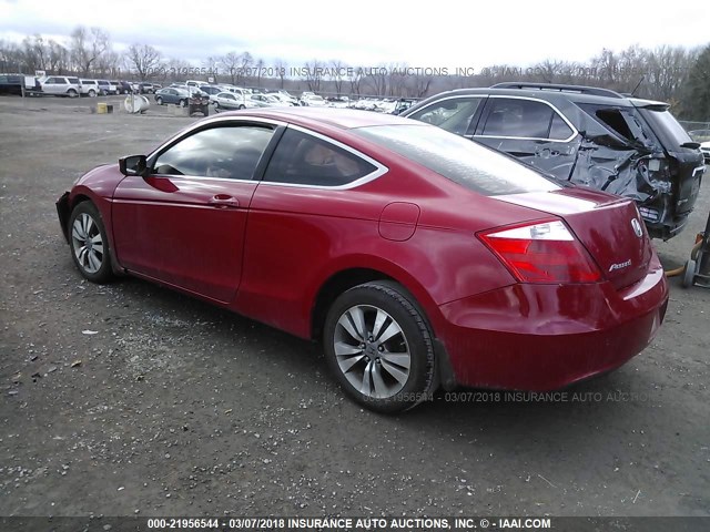 1HGCS12388A027443 - 2008 HONDA Accord LX-S RED photo 3