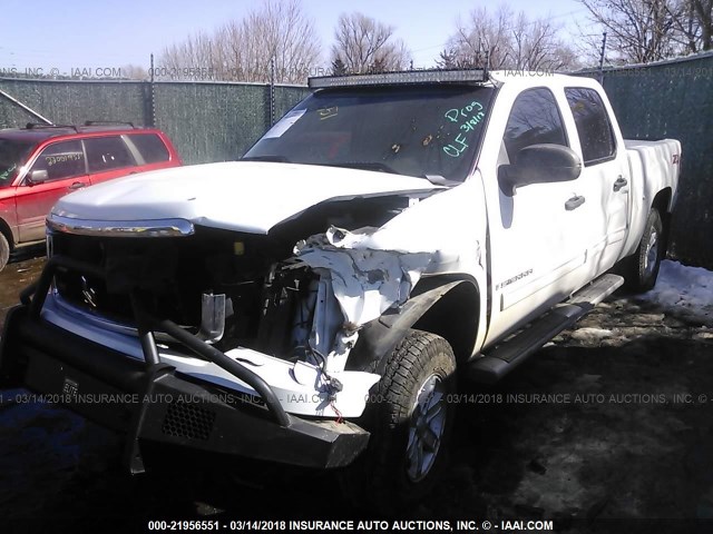 3GTEK23339G248043 - 2009 GMC SIERRA K1500 SLE WHITE photo 2