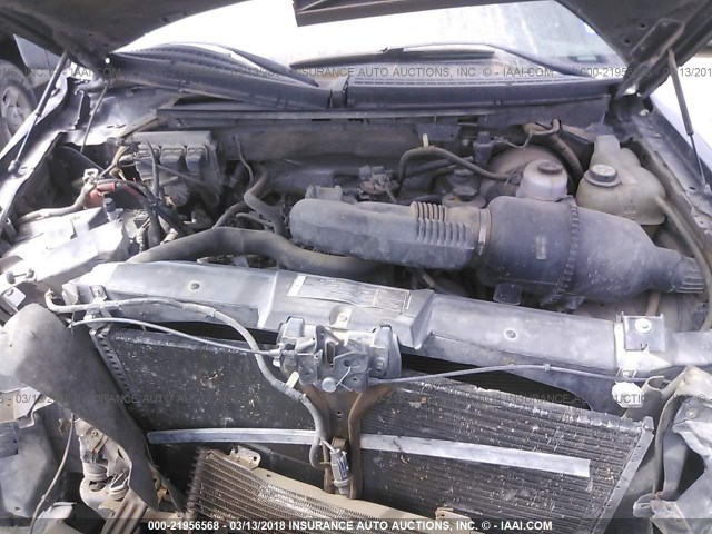 1FTRW12W18KD18142 - 2008 FORD F150 SUPERCREW 黑色 照片 10