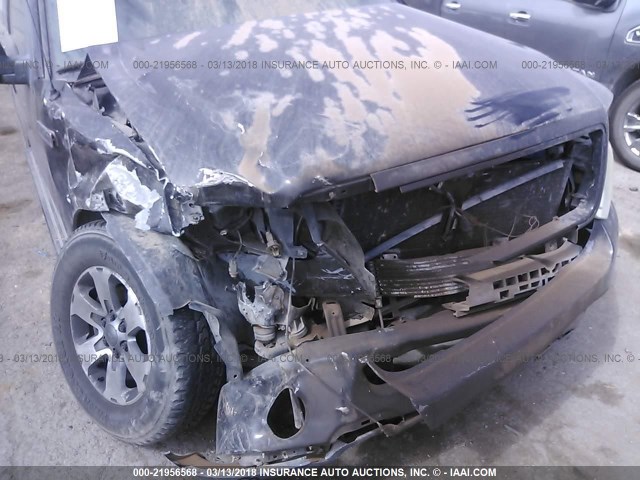 1FTRW12W18KD18142 - 2008 FORD F150 SUPERCREW 黑色 照片 6