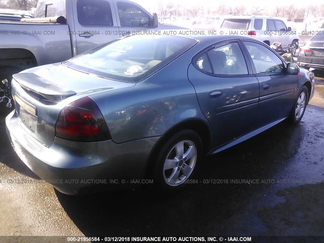2G2WP552961113394 - 2006 PONTIAC GRAND PRIX BLUE photo 4