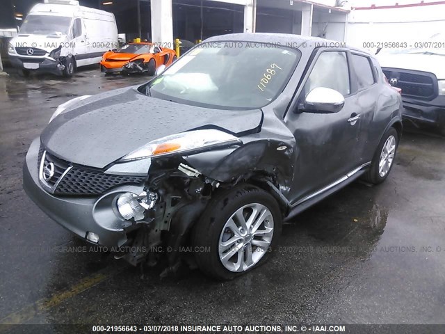 JN8AF5MV4CT110689 - 2012 NISSAN JUKE S/SV/SL GRAY photo 6