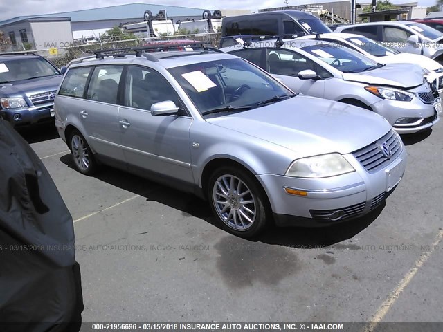 WVWWH63B83E363236 - 2003 VOLKSWAGEN PASSAT GLX ვერცხლისფერი ფოტო 1