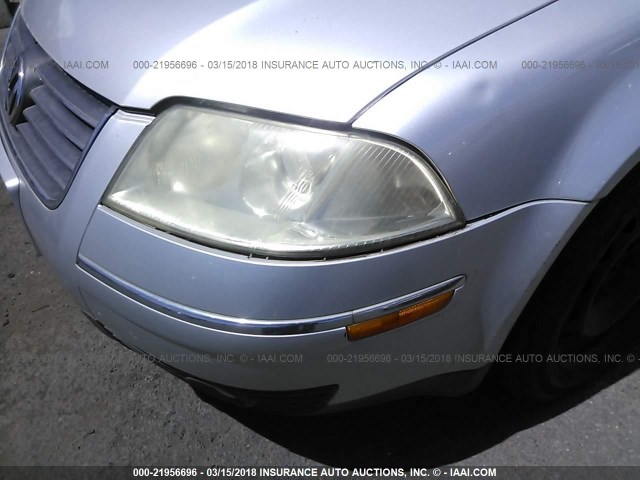 WVWWH63B83E363236 - 2003 VOLKSWAGEN PASSAT GLX ვერცხლისფერი ფოტო 6