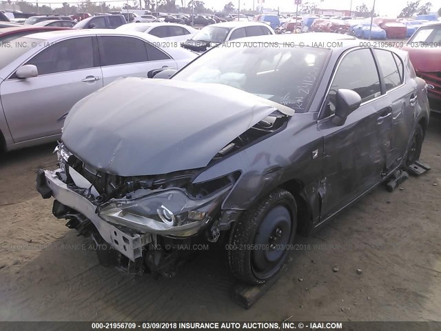 JTHKD5BH9F2241354 - 2015 LEXUS CT 200 GRAY photo 6