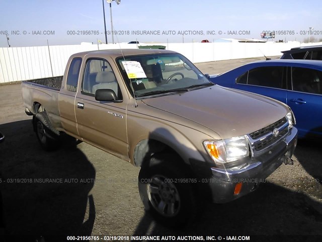 4TASN92N7WZ167088 - 1998 TOYOTA TACOMA XTRACAB PRERUNNER TAN photo 1