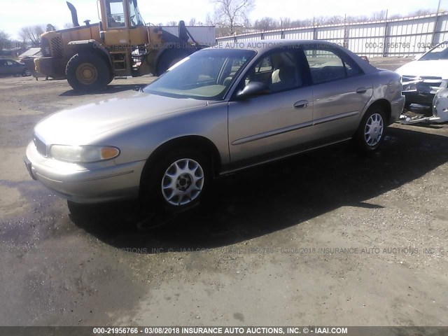 2G4WS52J531124910 - 2003 BUICK CENTURY CUSTOM TAN photo 2