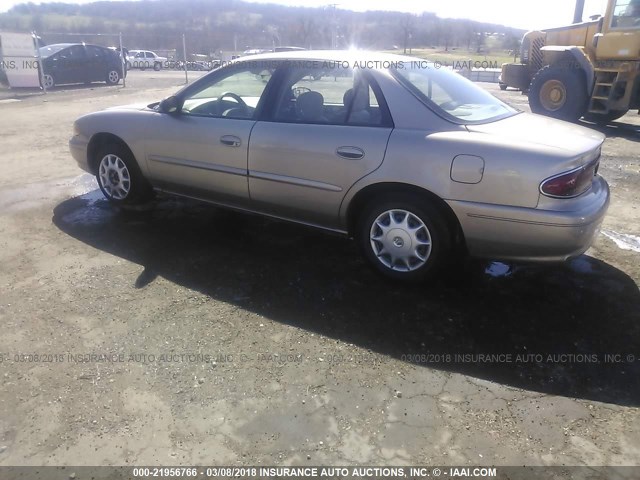 2G4WS52J531124910 - 2003 BUICK CENTURY CUSTOM TAN photo 3