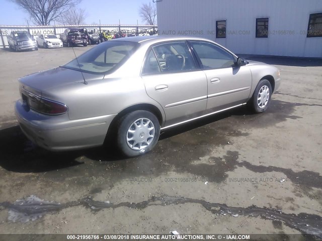 2G4WS52J531124910 - 2003 BUICK CENTURY CUSTOM TAN photo 4