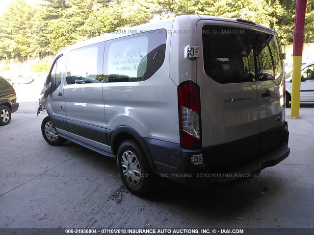 1FMZK1ZM4GKB32623 - 2016 FORD TRANSIT T-150 GRAY photo 3