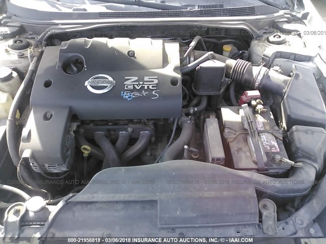 1N4AL11D75C288002 - 2005 NISSAN ALTIMA S/SL თეთრი ფოტო 10